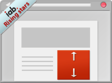 The IAB Filmstrip enables enhanced creative story–telling capabilities within a single ad creative. The Filmstrip is then served through the IAB UAP 300x600. Simple engagement features – scroll, click, hover – allow the user to explore all 5 ad segments of 300x600.
