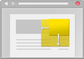 This is a format containing a creative that will be extended during on mouseover or on click.
