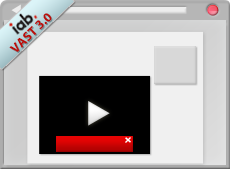 A non-linear ads, also called overlay, is an image display on top or bottom of the content video concurrently with the video playback.