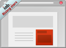 The IAB Portrait ad is a 300x1050 banner that contains 3 modules. The first module can integrate an image gallery or content such as videos, maps, or a custom flash content. Content can expand over the page’s editorial content. The other modules can include Image, flash, video or HTML content. This format also include logo and title options.
