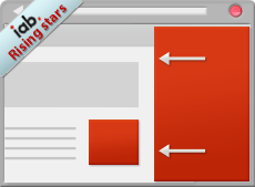 This expandable ad format launches from an IAB standard ad - when interaction is engaged, the creative smoothly pushes page content leftward, revealing a large, functional multimedia canvas for your creative.