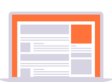 The “Skin + Default banner (roadblock)“ creative template displays a background ad, visible on the left, top and right side of the page along with a banner ad.