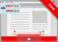 Official Equativ Video-Floorad script. The Video-Floorad works like a rich media Floor ad but allows to display a video. Displays a banner that sticks on top or on bottom of the window. This template has also expand mode with a nice CSS3 animation.